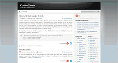 Desktop Screenshot of cristianvicente.com